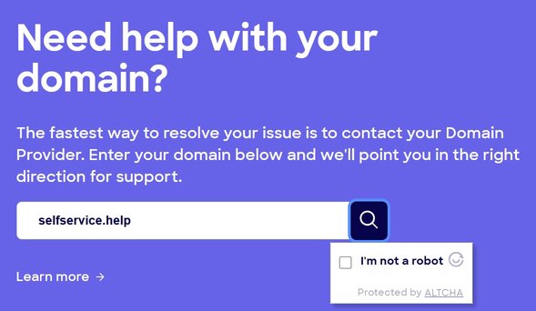 Need Help With Your Domain