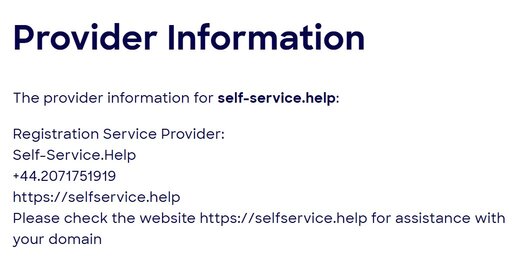 Provider Information